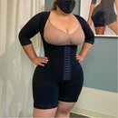 Bodysuit Modelador Com Mangas Alta Compressão Para Barriga e Cintura Com Almofadas - Aifeli - Loja para todas as mulheres