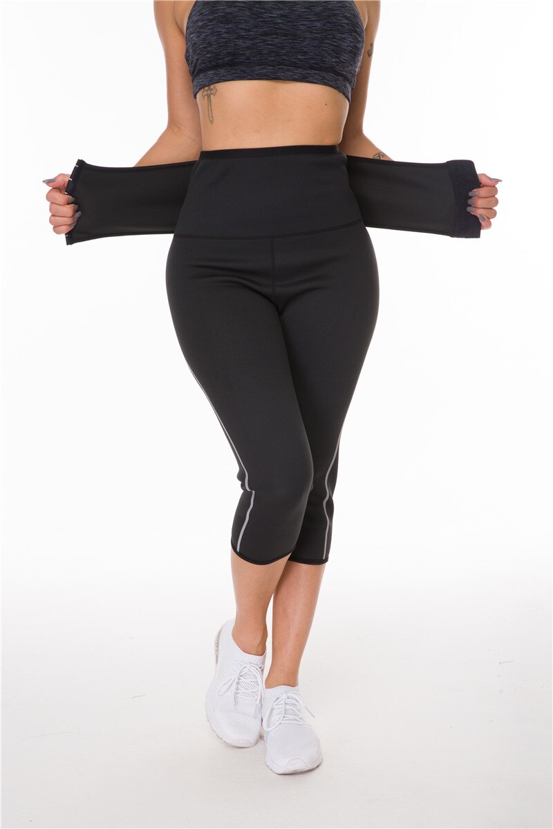 Legging Cintura Alta Efeito Sauna Super Compressão Para Treino - Aifeli - Loja para todas as mulheres