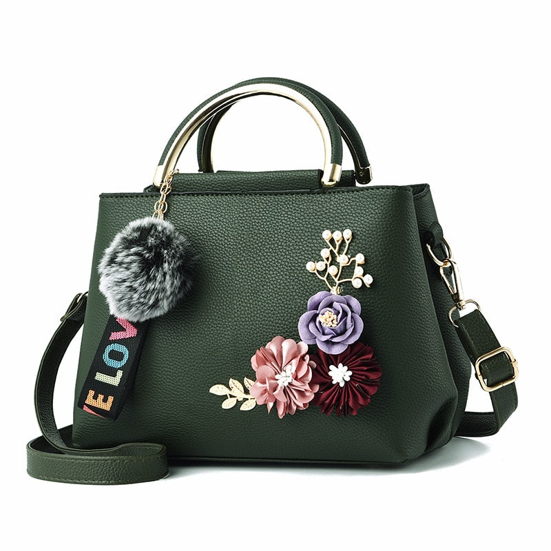 Bolsa De Ombro Mensageiro Floral Portátil Fashion - Aifeli - Loja para todas as mulheres