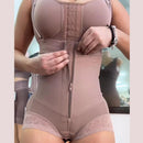 Bodysuit Modelador Alta Compressão com Ziper Peito Aberto