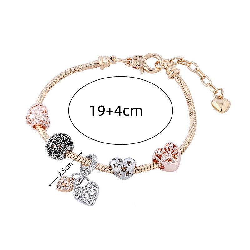 1Pcs Pulseira Coração Em Forma De Árvore Moda Tendência - Aifeli - Loja para todas as mulheres