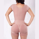 Bodysuit Modelador Mangas Curtas Levantador de Bumbum