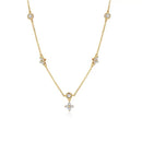 Colar de Quatro Folhas de Zircão Embutidos - Aifeli - Loja para todas as mulheres