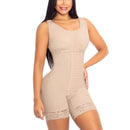 Bodysuit Modelador Sem Mangas Pós-parto Pós-cirurgia Alta Compressão Controle De Vestuário E Abdômen - Aifeli - Loja para todas as mulheres