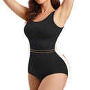 Bodysuit Modelador De Algodão Aberto-Virilha