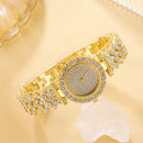 6pcs Relógio De Pulso Strass Luxuoso - Aifeli - Loja para todas as mulheres