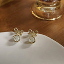 Brincos Retro Temperamento Roxo De Luxo Alta Qualidade - Aifeli - Loja para todas as mulheres