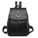 Mochila Feminina Com Borla Casual De Alta Capacidade De Couro - Aifeli - Loja para todas as mulheres