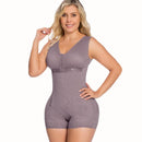 Bodysuit Modelador Pós-parto Sem Mangas Cintura Curta Alta Compressão Controle De Barriga - Aifeli - Loja para todas as mulheres