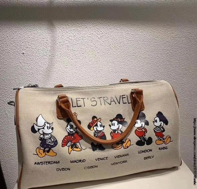 Bolsa Original Disney Mickey Mouse e Minnie De Viagem Alta Capacidade Para o Uso Das Compras - Aifeli - Loja para todas as mulheres