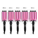 Modelador de Cabelo de Ondulação Três Tubos Elétrico Tri Ondas Profissional 110V Chapinha Prancha - Aifeli - Loja para todas as mulheres