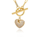 Colar Magnético Dobrável Em Forma De Coração 4 Folhas Vintage - Aifeli - Loja para todas as mulheres