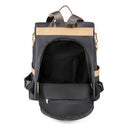 Mochila Antifurto Impermeável Tecido Oxford Com Muitos Bolsos Para Livros - Aifeli - Loja para todas as mulheres