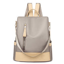 Mochila Antifurto Impermeável Tecido Oxford Com Muitos Bolsos Para Livros - Aifeli - Loja para todas as mulheres