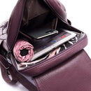 Mochila Feminina Com Borla Casual De Alta Capacidade De Couro - Aifeli - Loja para todas as mulheres