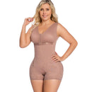 Bodysuit Modelador Pós-parto Sem Mangas Cintura Curta Alta Compressão Controle De Barriga - Aifeli - Loja para todas as mulheres