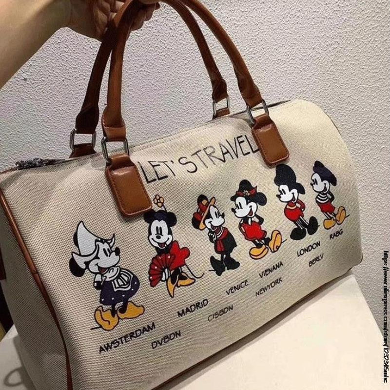 Bolsa Original Disney Mickey Mouse e Minnie De Viagem Alta Capacidade Para o Uso Das Compras - Aifeli - Loja para todas as mulheres