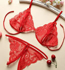 Lingerie Sexy Laço-up Quente Exótico Aberto Virilha Transparente - Aifeli - Loja para todas as mulheres