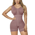 Bodysuit Modelador Controle De Barriga E Coxa-alta Gancho-olhos Sem Mangas - Aifeli - Loja para todas as mulheres