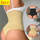 2Pcs Calcinha Modeladora Tanga Controle Abdômen Cintura Alta - Aifeli - Loja para todas as mulheres