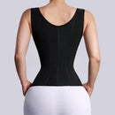 Corset Alta Compressão Para Cintura E Barriga Plana Com Gancho-olhos Com Osso - Aifeli - Loja para todas as mulheres