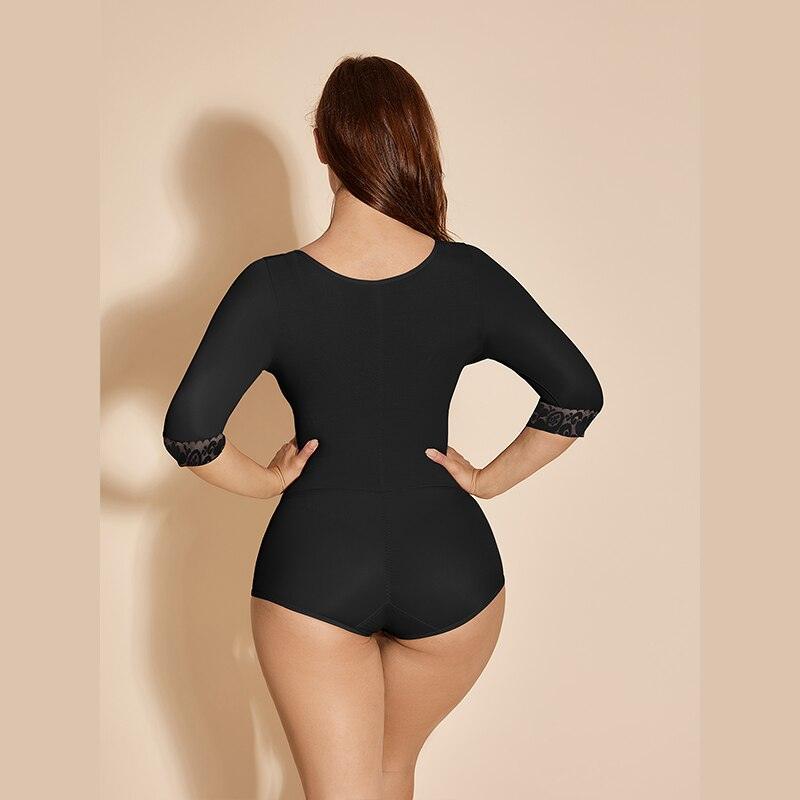 Bodysuit Modelador Alta Compressão Controle De Barriga Manga Longa - Aifeli - Loja para todas as mulheres