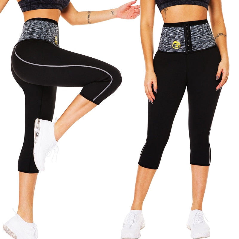 Legging Cintura Alta Efeito Sauna Super Compressão Para Treino - Aifeli - Loja para todas as mulheres