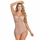 Bodysuit Modelador Com Moldagem De Luxo Ajustável Frontal Fechamento - Aifeli - Loja para todas as mulheres