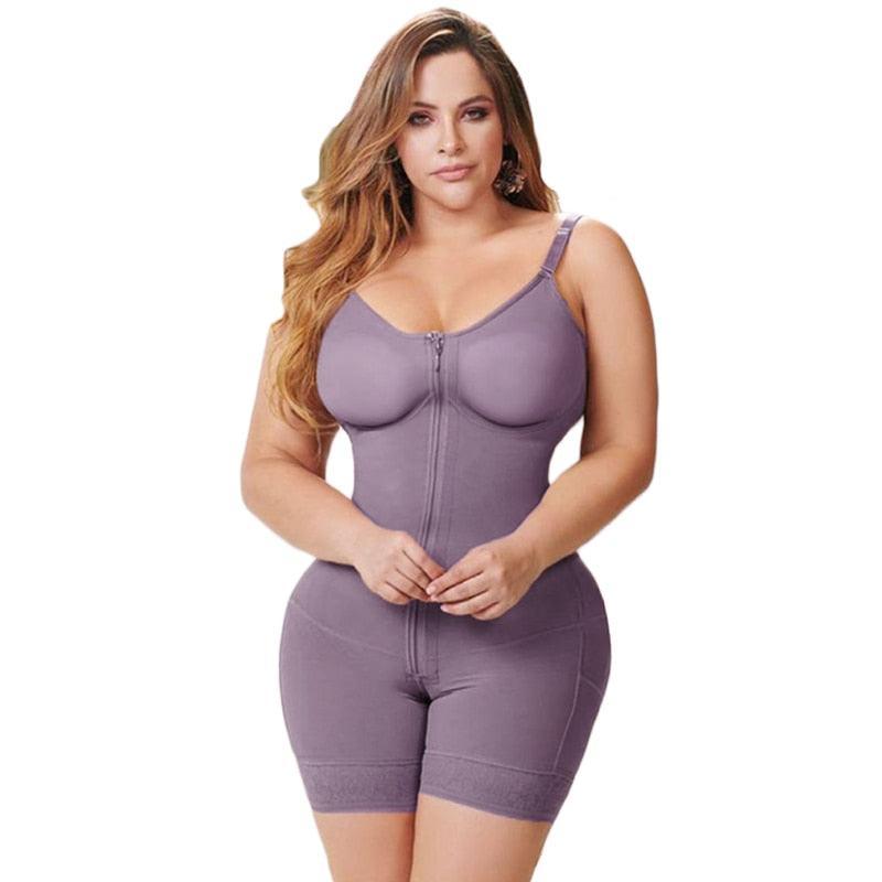 Bodysuit Modelador Para Emagrecimento Alta Compressão Uso Diário Com Sutiã E Invisível Fechamento - Aifeli - Loja para todas as mulheres