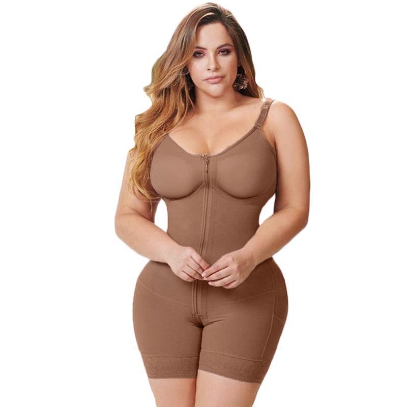 Bodysuit Modelador Para Emagrecimento Alta Compressão Uso Diário Com Sutiã E Invisível Fechamento - Aifeli - Loja para todas as mulheres