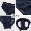 Calcinha De Renda Floral Transparente Kit 3pcs - Aifeli - Loja para todas as mulheres