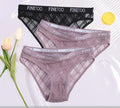 Calcinha de Renda transparente Kit 3PCS - Aifeli - Loja para todas as mulheres