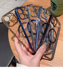 Capa De Luxo Transparente Magsafe Com Borda Colorida Para iPhone - Aifeli - Loja para todas as mulheres