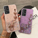 Capa Para Samsung Galaxy A32 A32 5G A52 A52S A72 Love Heart com Bracelete em forma de coração - Aifeli - Loja para todas as mulheres