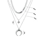 Colar de Lua 3 em 1 - Aifeli - Loja para todas as mulheres