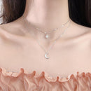 Colar de Lua e Estrela Duplo - Aifeli - Loja para todas as mulheres