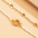 Colar De Perola Duplo - Aifeli - Loja para todas as mulheres