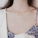 Colar Duplo Borboleta Prata 925 - Aifeli - Loja para todas as mulheres