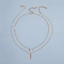 Colar Duplo Magnifique Pierre em Prata 525 - Aifeli - Loja para todas as mulheres