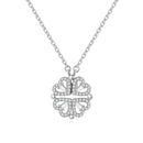 Colar Trevo de Coração Aço inoxidável - Aifeli - Loja para todas as mulheres