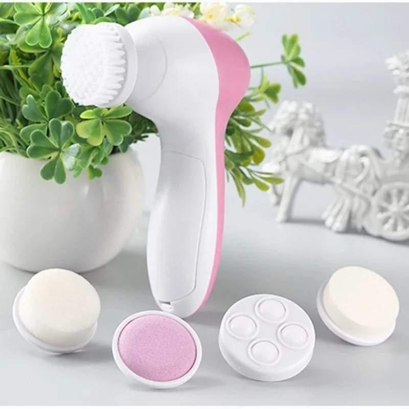 Escova Facial Elétrica Esfoliante limpeza Massageadora 5/1 Portátil - Aifeli - Loja para todas as mulheres
