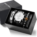 Kit Relógio + 2 Pulseira - Aifeli - Loja para todas as mulheres