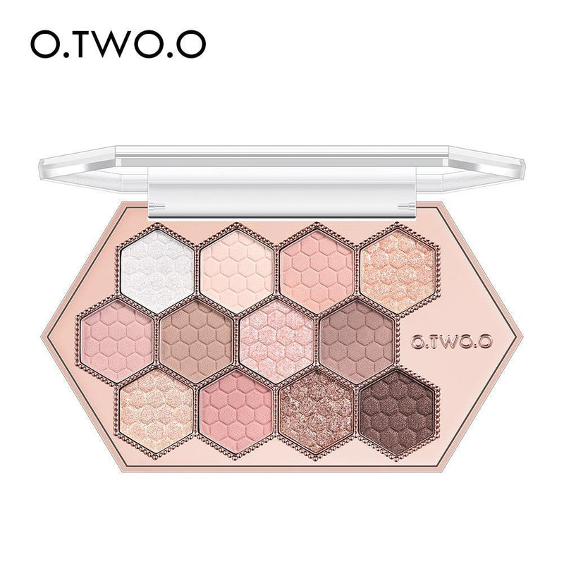 Paleta De Sombras 12 Cores À Prova D'água - Aifeli - Loja para todas as mulheres