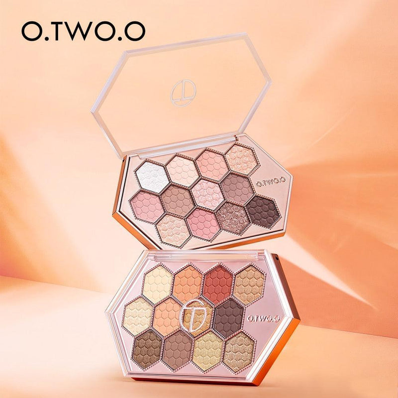 Paleta De Sombras 12 Cores À Prova D'água - Aifeli - Loja para todas as mulheres