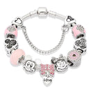 Pulseira Feminina com Berloques Mickey e Minnie - Aifeli - Loja para todas as mulheres
