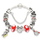 Pulseira Feminina com Berloques Mickey e Minnie - Aifeli - Loja para todas as mulheres