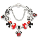 Pulseira Feminina com Berloques Mickey e Minnie - Aifeli - Loja para todas as mulheres