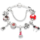 Pulseira Feminina com Berloques Mickey e Minnie - Aifeli - Loja para todas as mulheres