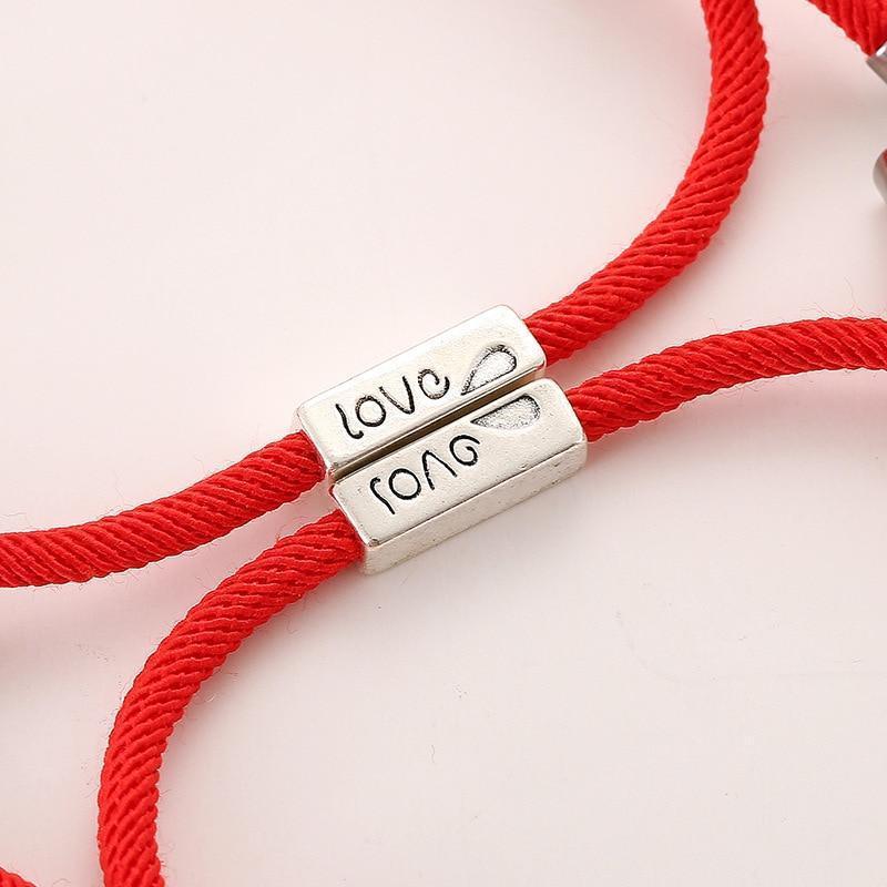 Pulseira Magnética de Casal Love - Aifeli - Loja para todas as mulheres