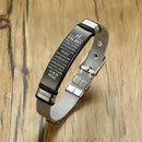 Pulseira Masculina Para O meu Filho - Seja Corajoso - Aifeli - Loja para todas as mulheres